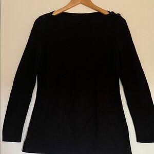 Talbots Black Long Sleeve Sweater